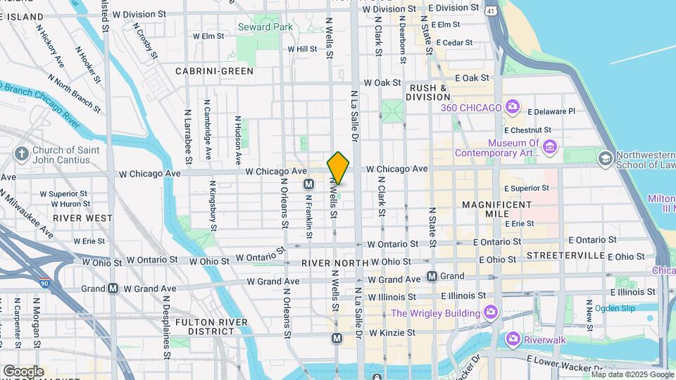 178 W Superior St Map and Location Details