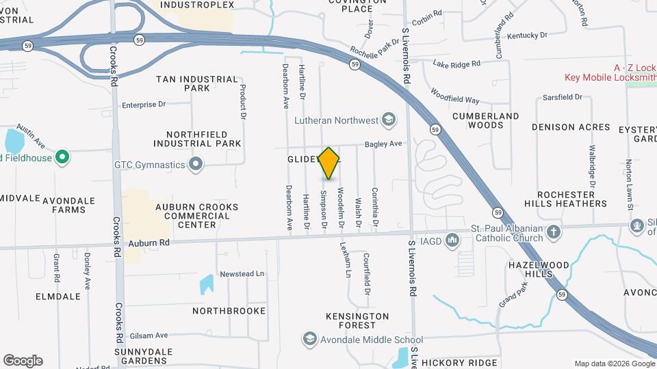 2895 Simpson Dr Mapa y Detalles de la Ubicación