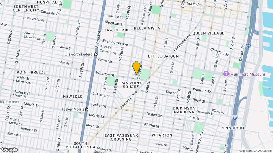 1239 S Alder St Mapa y Detalles de la Ubicación