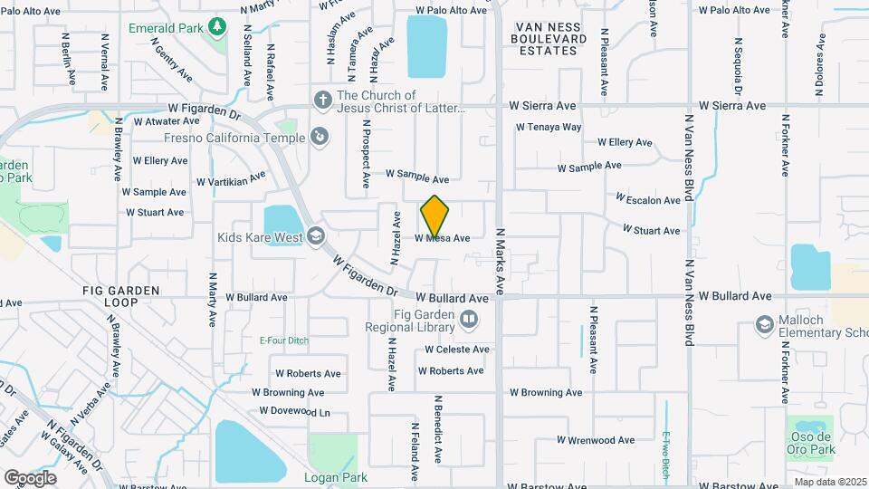 3135 W Mesa Ave Map and Location Details