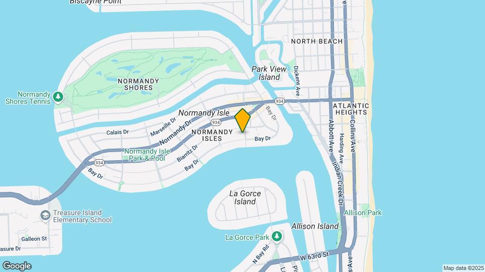 1101 Bay Dr Map and Location Details