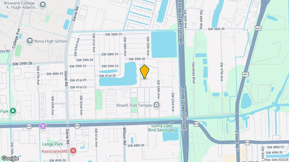4151 SW 56th Ave Map and Location Details