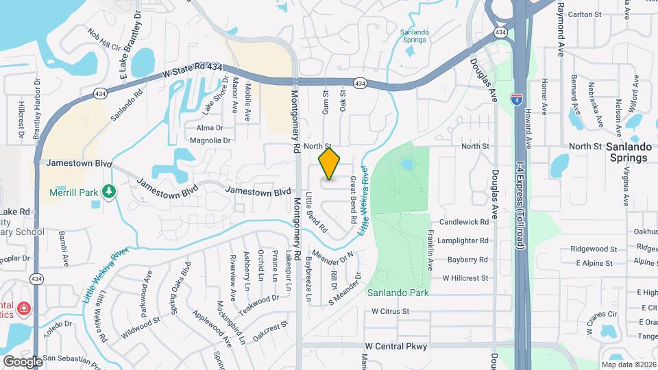 413 Wekiva Rapids Dr Map and Location Details