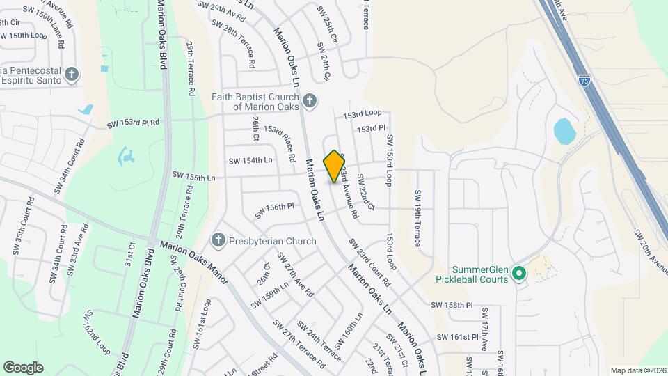15619 SW 23rd Court Rd Map and Location Details