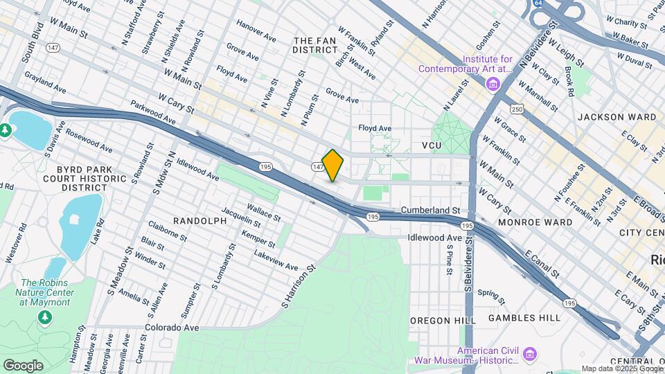 1242 Parkwood Ave Map and Location Details