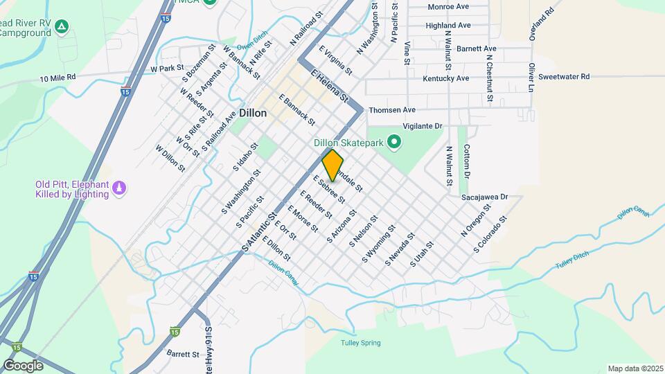 523 E Sebree St Map and Location Details
