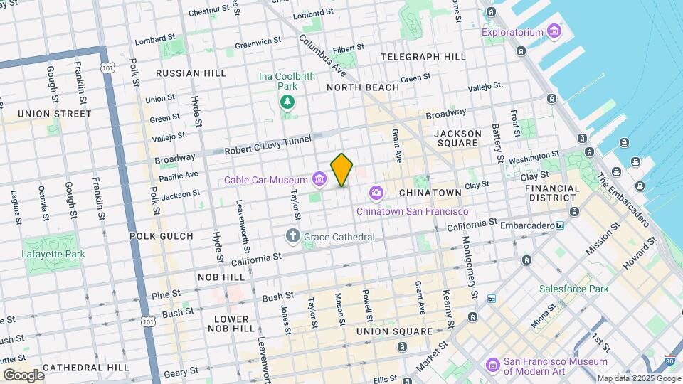 1027 Washington St Map and Location Details