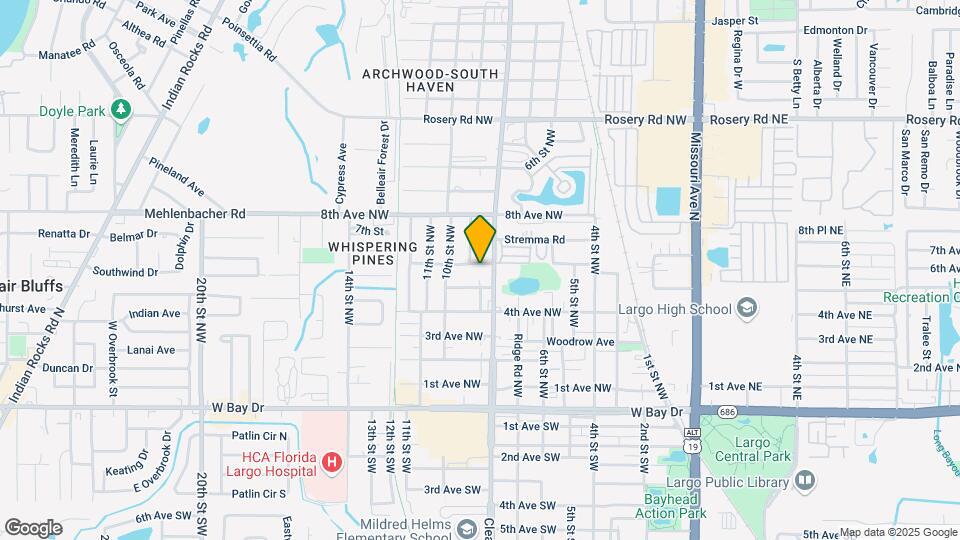 575 Clearwater Largo Rd N Mapa y Detalles de la Ubicación
