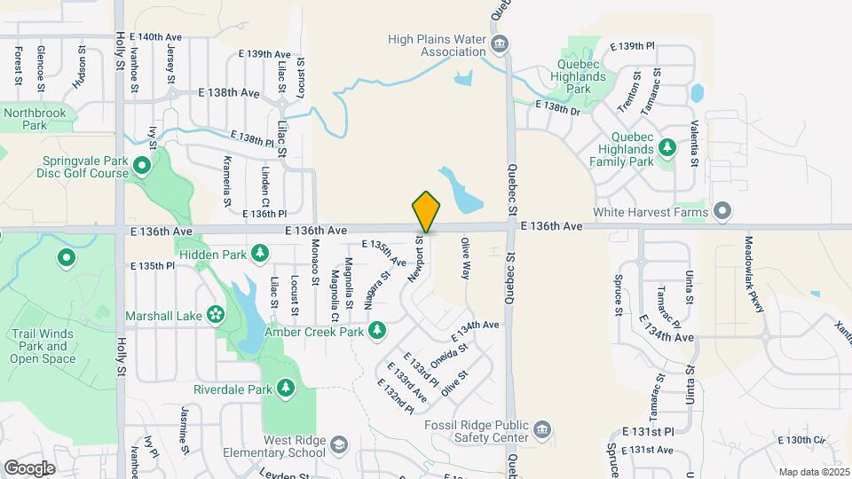 13591 Oneida Ln Map and Location Details