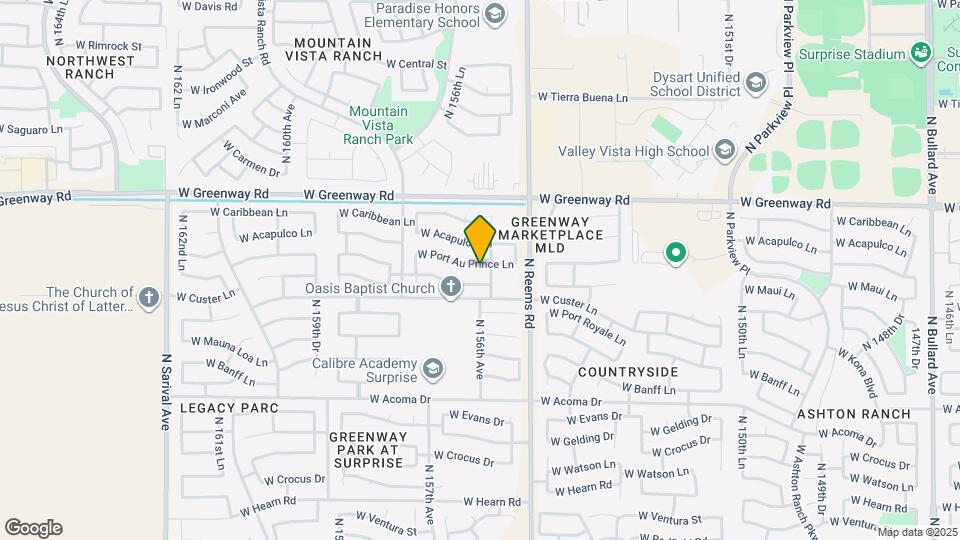 15589 W Port Au Prince Ln Map and Location Details