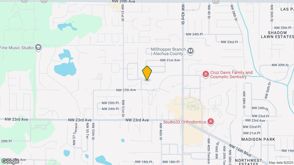 4726 NW 27 Pl Map and Location Details