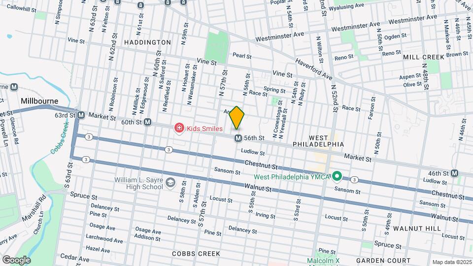 5603 Market St, Unit 1ST FLOOR Map and Location Details