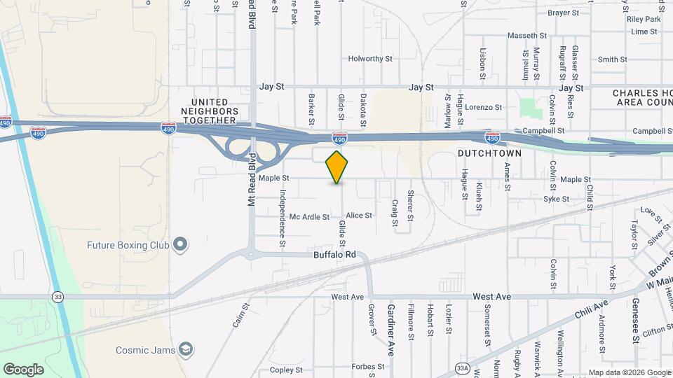 169 Glide St, Unit Apt 2 Map and Location Details