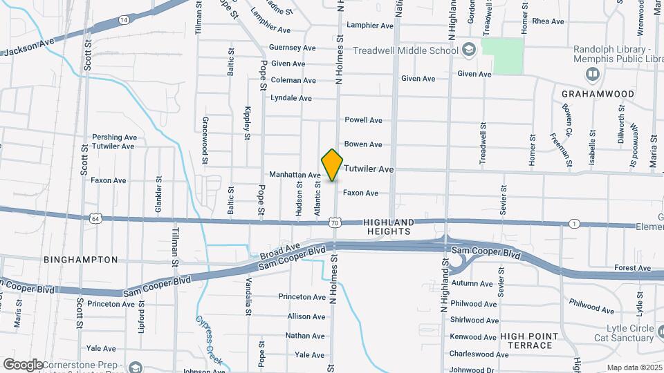 697 N Holmes St Mapa y Detalles de la Ubicación