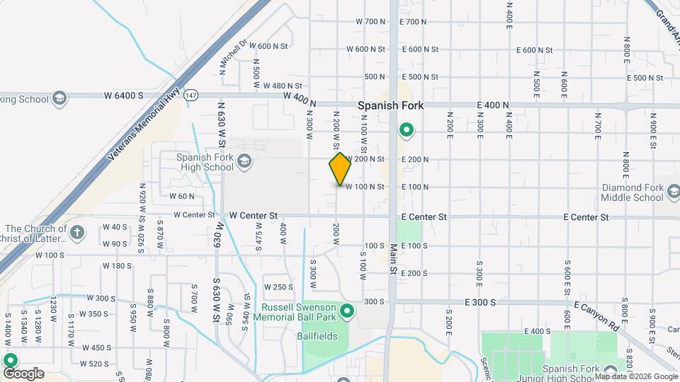 191 N 100 W St, Unit Unit 1 Mapa y Detalles de la Ubicación