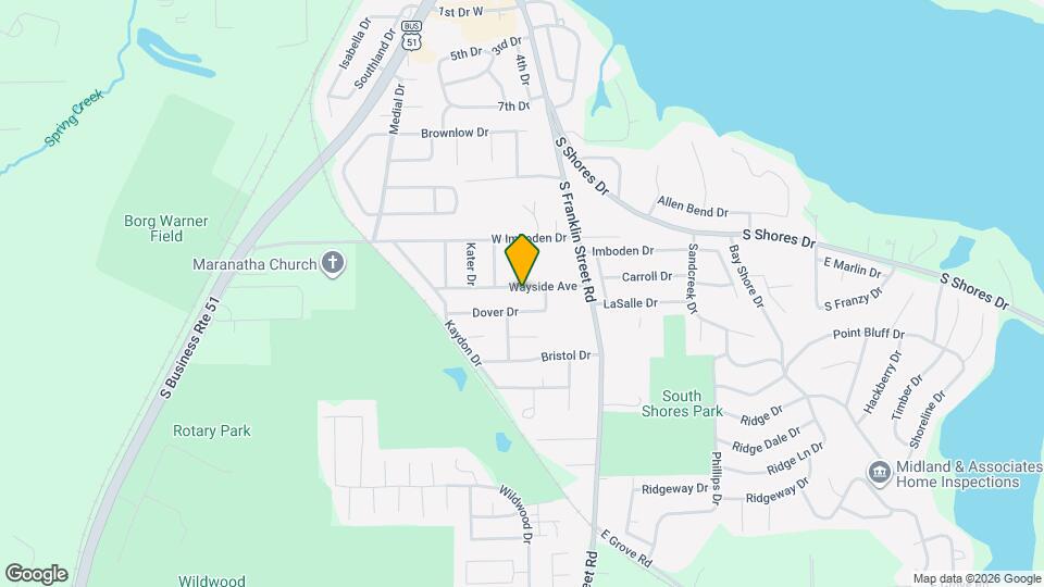 207 Wayside Ave Map and Location Details