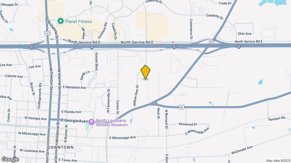 707 Monrovia Dr Map and Location Details