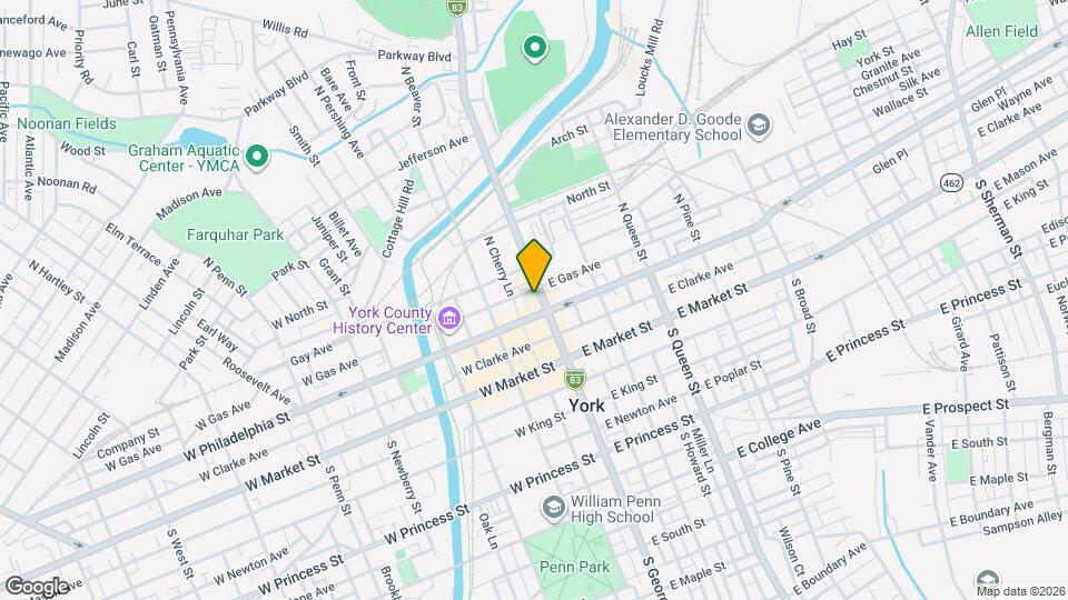 118 N George St Map and Location Details