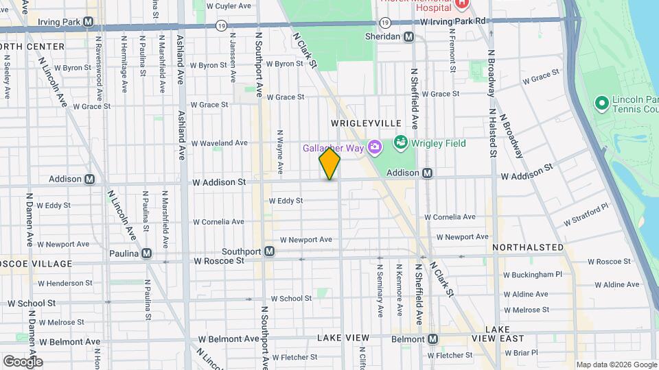 1213 W Addison St Map and Location Details