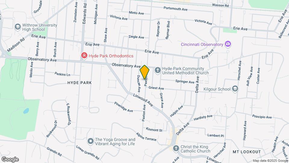 1315 Paxton Ave, Unit 1 Map and Location Details