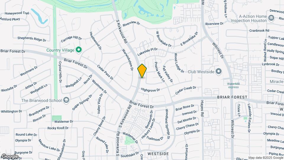 1727 S Kirkwood Rd Map and Location Details