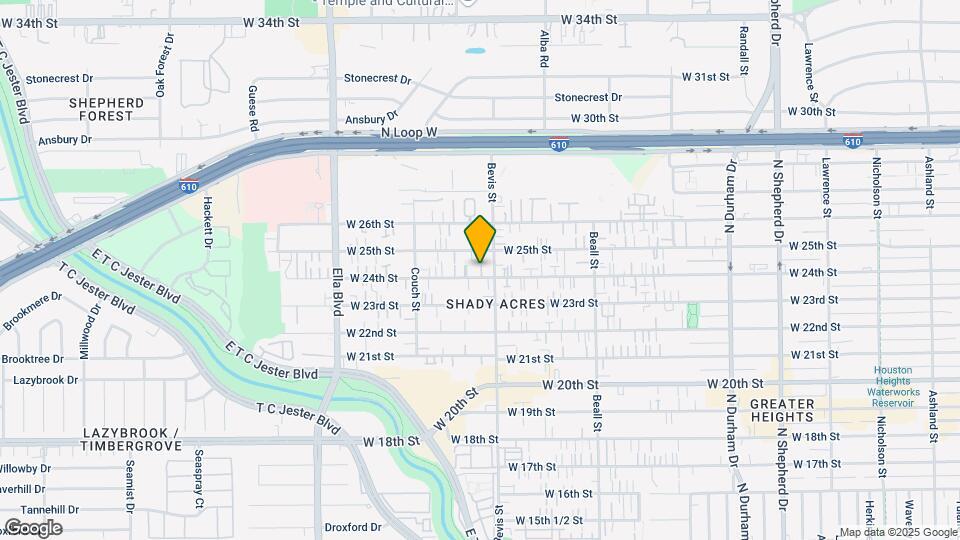 1315 W 24th St Map and Location Details