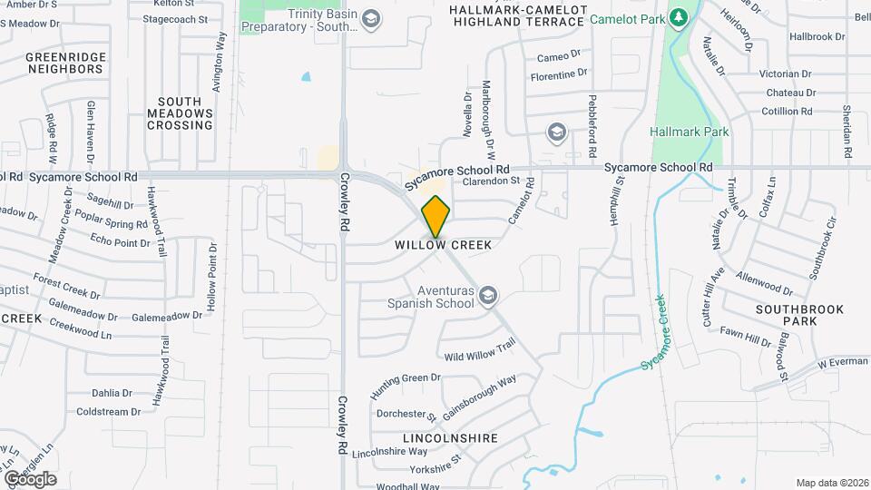 1700 Willow Vale Dr Map and Location Details