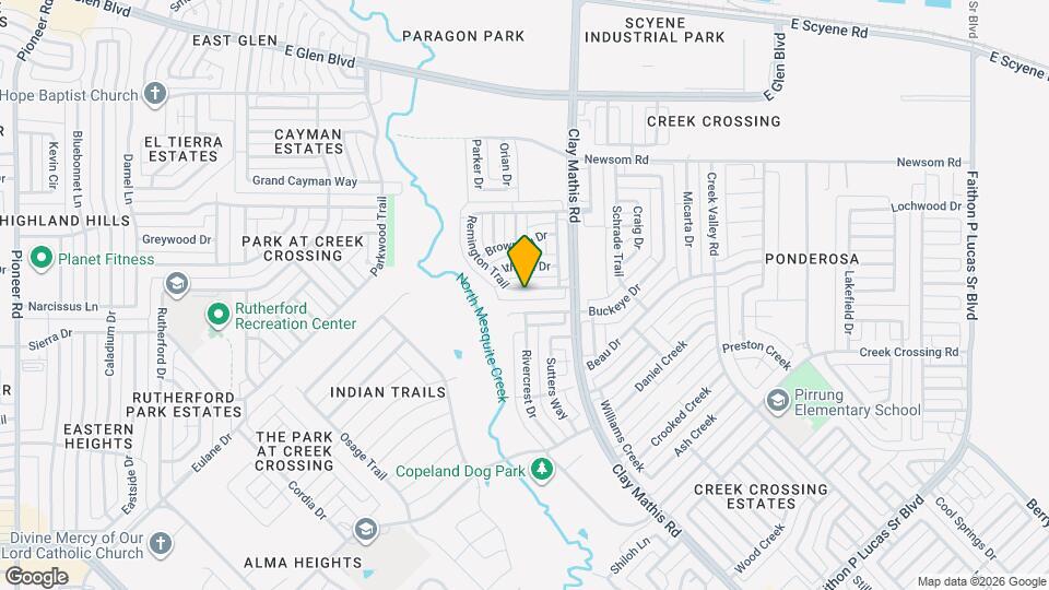 2326 Weatherby Dr Map and Location Details