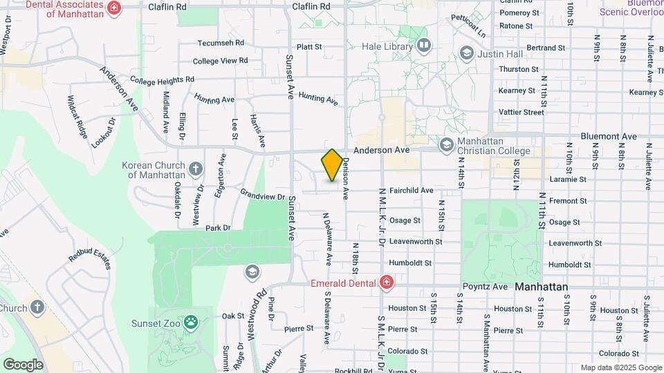 1818 Fairchild Ave Map and Location Details