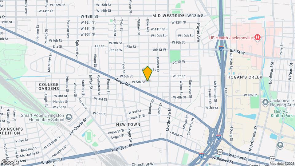 1460 W 5th St, Unit 1462 Map and Location Details