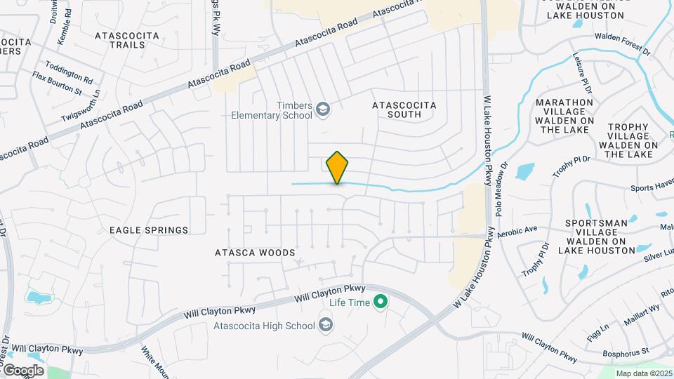 7027 Atasca Creek Dr Map and Location Details