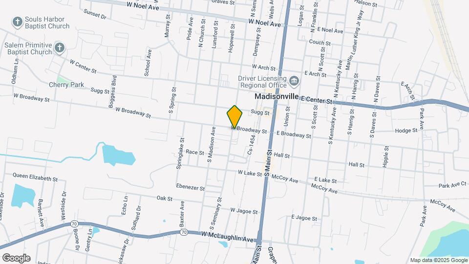 200 S Seminary St Map and Location Details