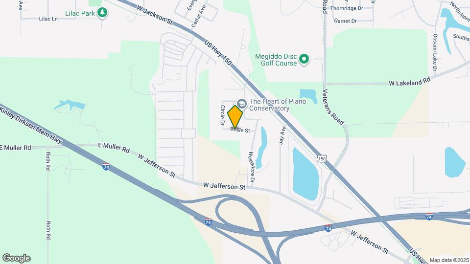 203 Ridge St, Unit 203 Ridge St duplex Map and Location Details