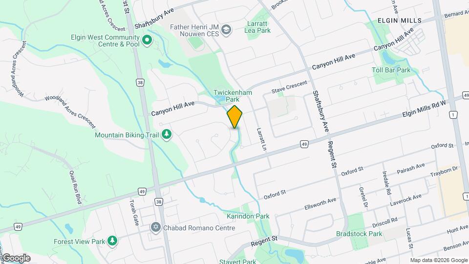 51 Topham Crescent Map and Location Details