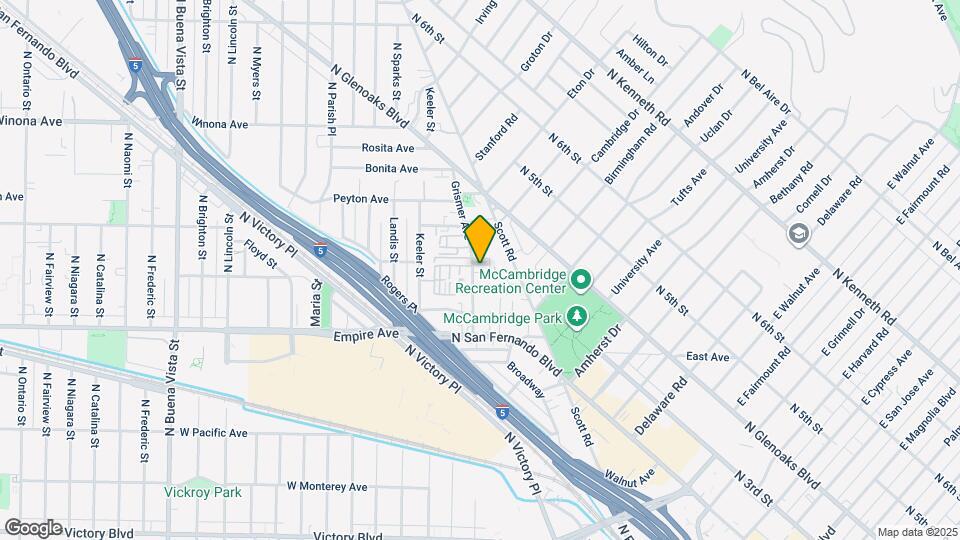 1714 Grismer Ave Mapa y Detalles de la Ubicación