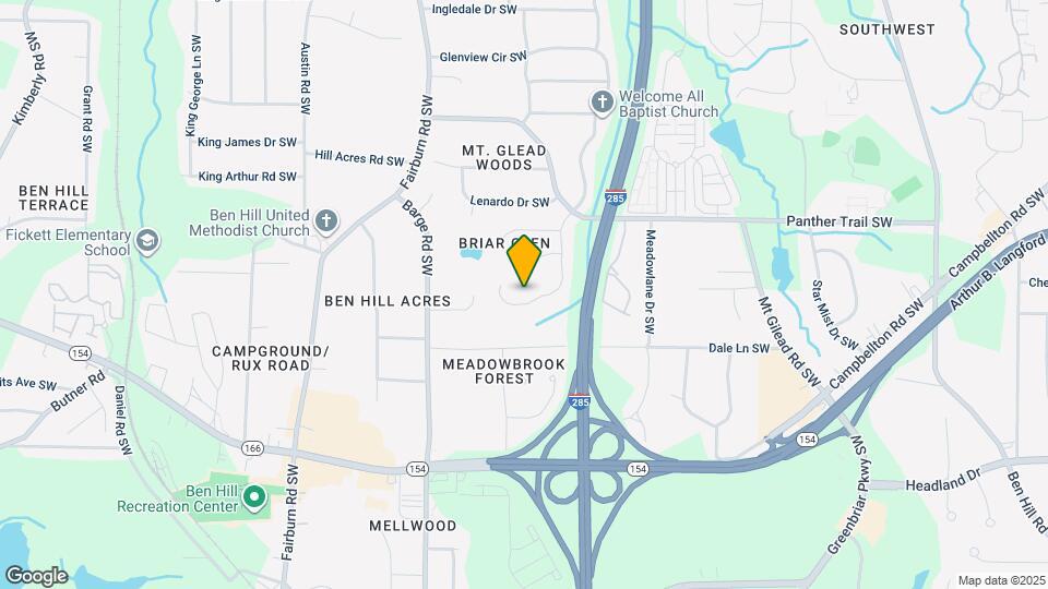 2132 Briar Glen Ln SW Map and Location Details