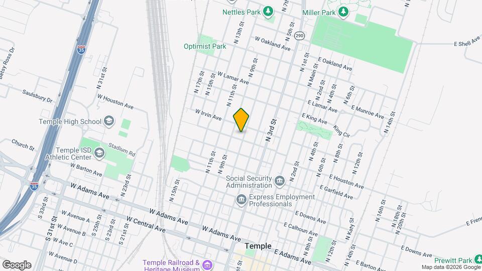 804 N 7th St Map and Location Details