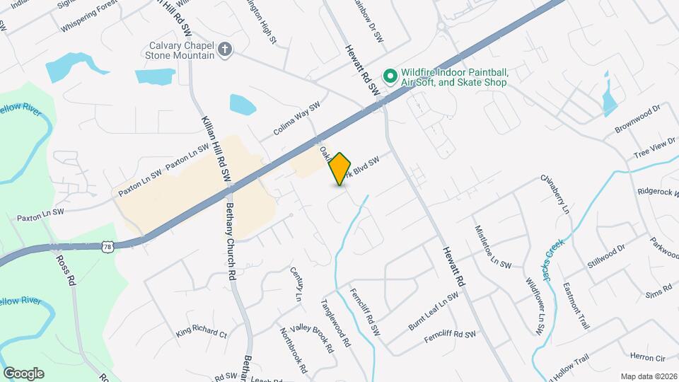 3617 Oakland Spring Ct Map and Location Details