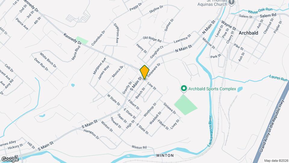 1007 Line St Map and Location Details