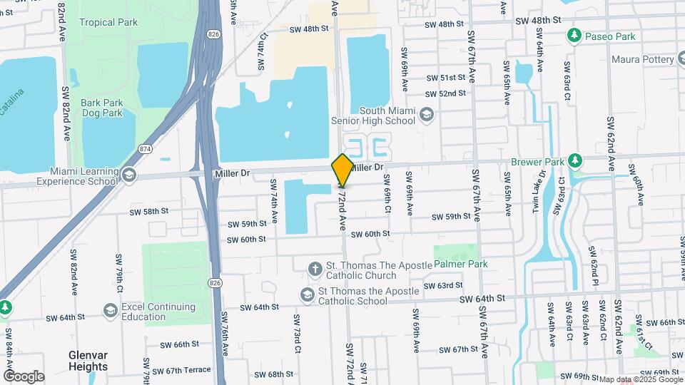 5729 SW 72nd Ave Map and Location Details