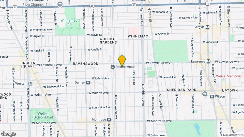 4738 N Hermitage Ave, Unit M01B Mapa y Detalles de la Ubicación