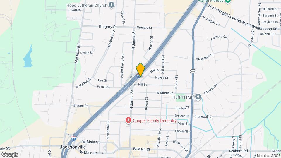 720 Neal St Map and Location Details