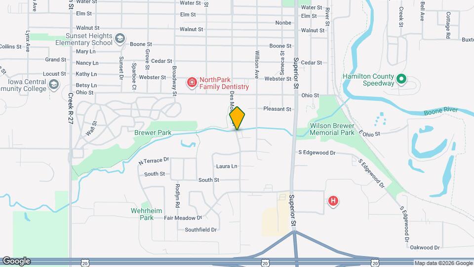 1908 Des Moines St Map and Location Details