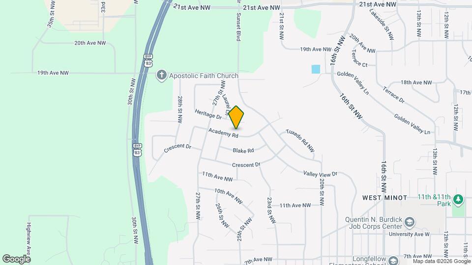 2404 Academy Rd Map and Location Details