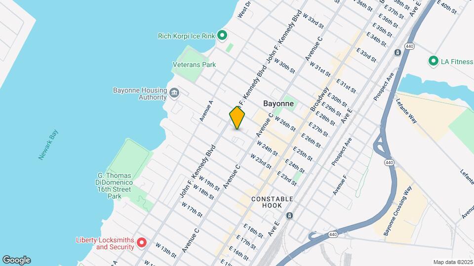 88 W 24th St Mapa y Detalles de la Ubicación