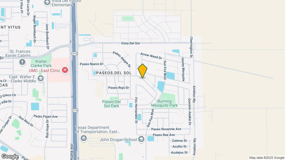 12532 Paseo Lindo Dr Mapa y Detalles de la Ubicación