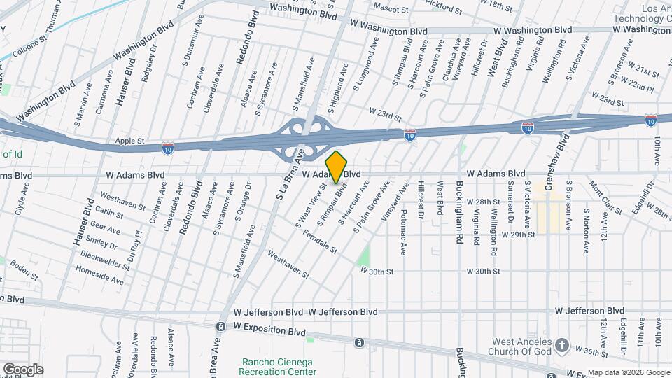 2631 S Rimpau Blvd Map and Location Details