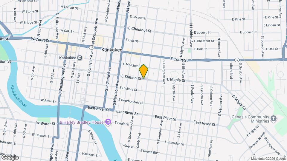 762 E Station St Map and Location Details