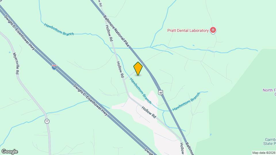 8711 Hawbottom Rd Map and Location Details