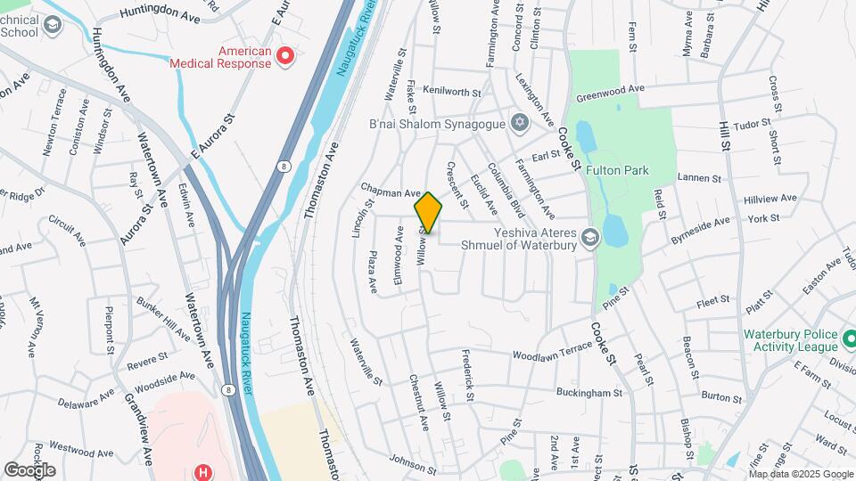 390 Willow St Map and Location Details